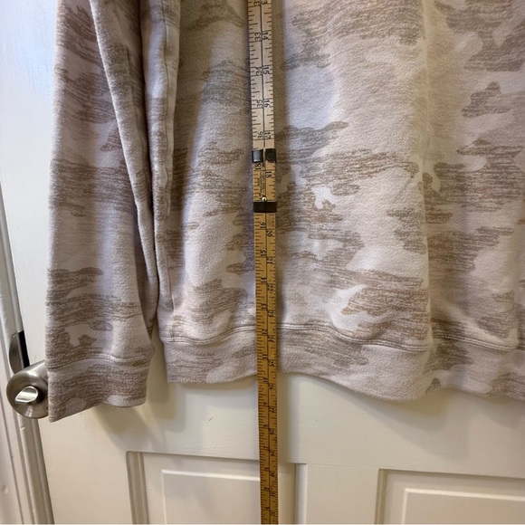 Athleta Tan Camouflage Crewneck Hoodie - Picture 6 of 9